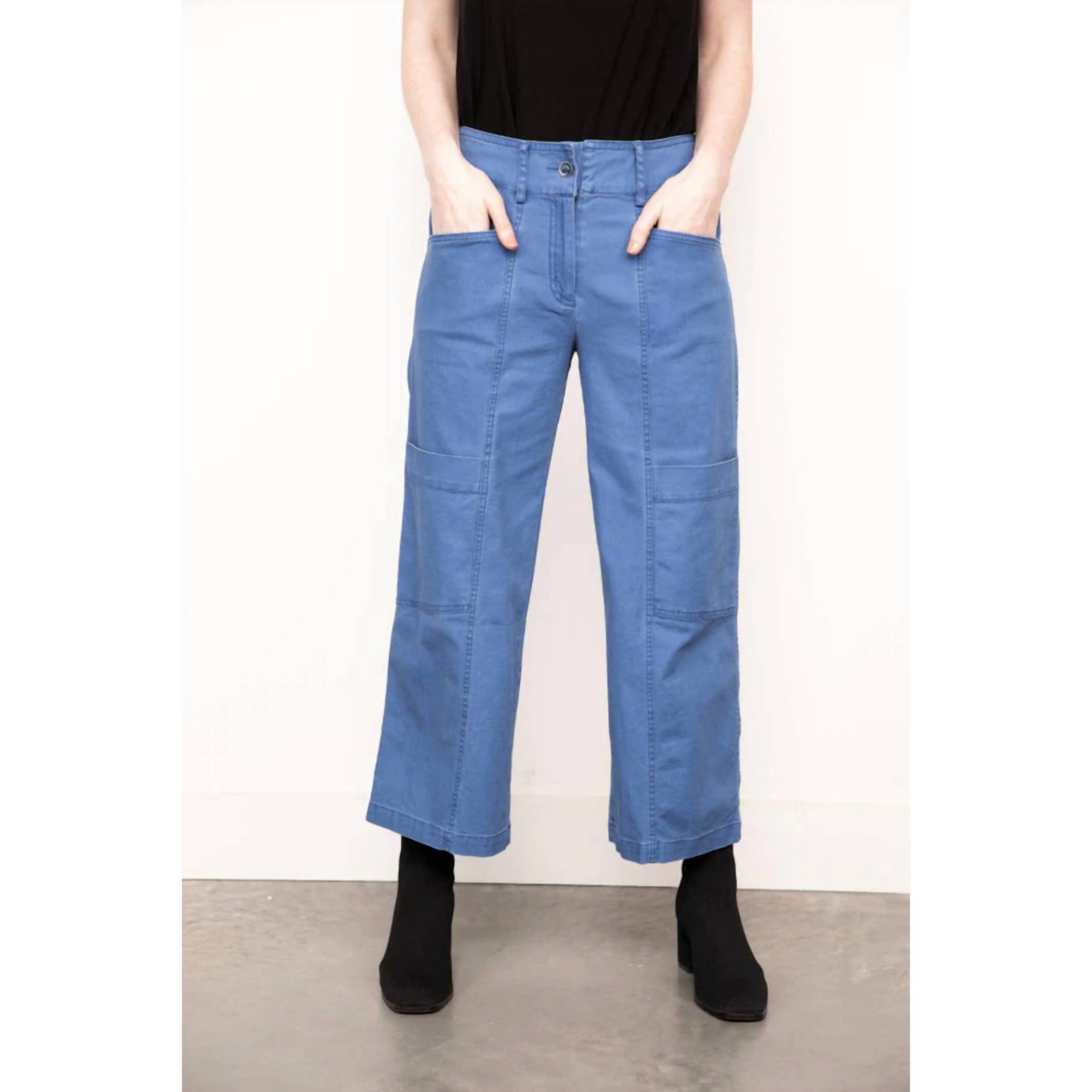 New Habitat Canvas Flood Pants In Denim